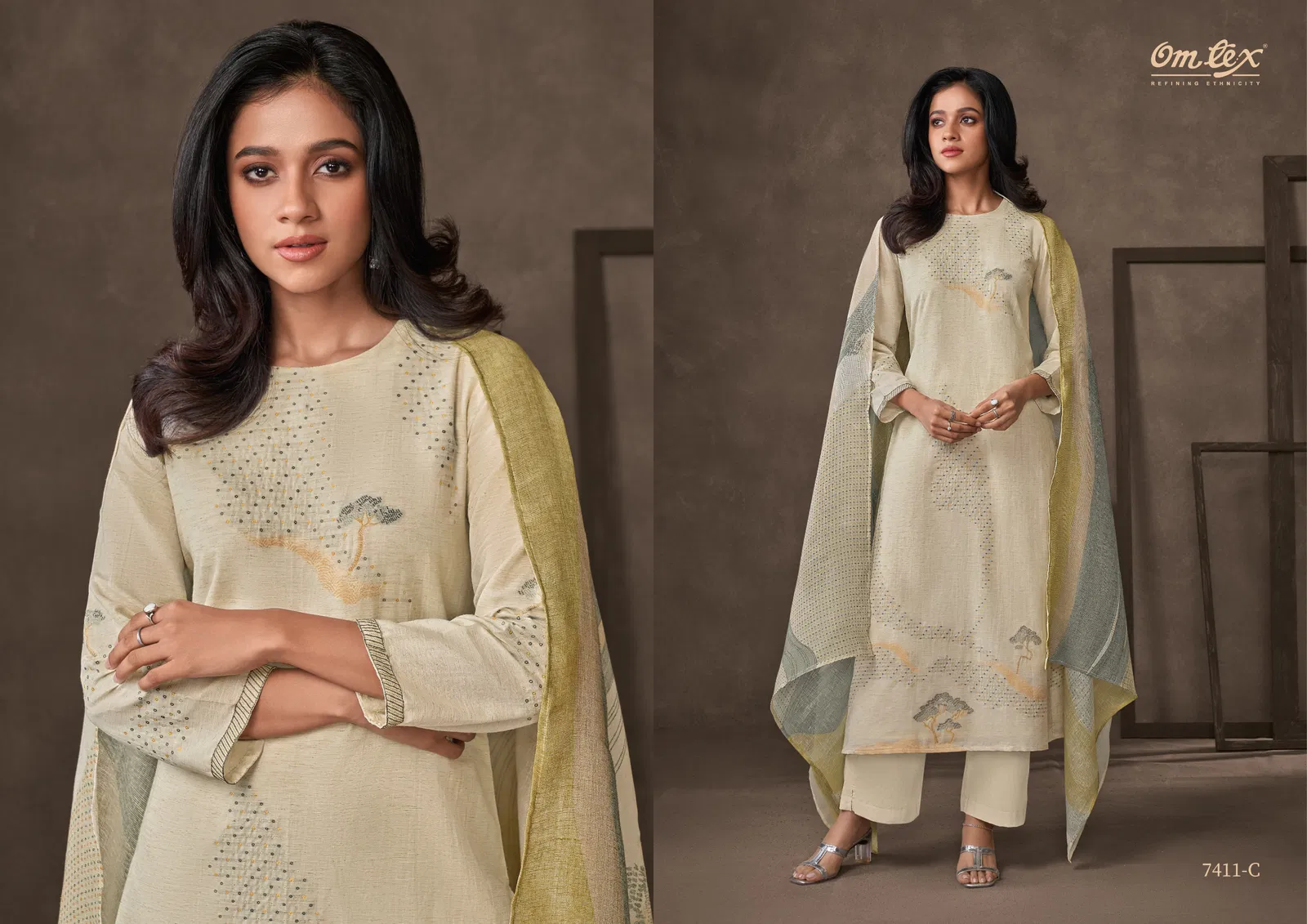 Rizel By Omtex Cotton Silk Desginer Salwar Kameez Wholesale Price In Surat